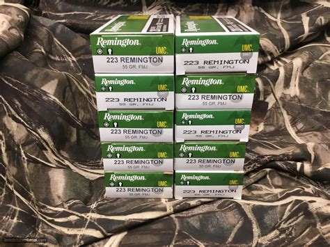 Remington UMC 223 55gr FMJ Ammo 200 Rounds