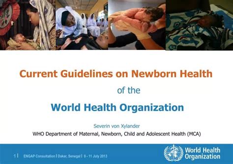 Ppt Current Guidelines On Newborn Health Of The World Health