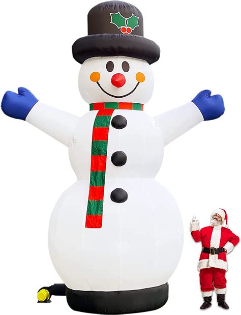 Giant Ft Premium Inflatable Snowman With Blower For Christmas Yard