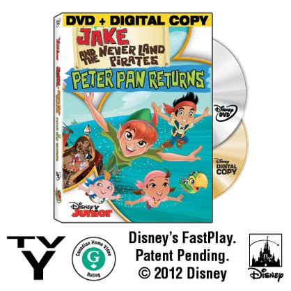 Jake And The Never Land Pirates Peter Pan Returns Available On DVD