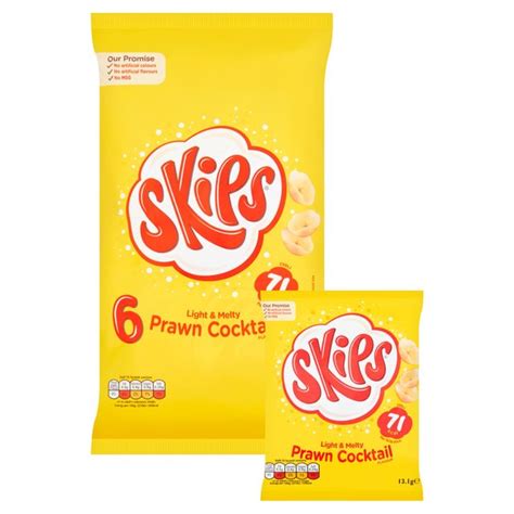 Skips Prawn Cocktail Multipack Crisps Ocado