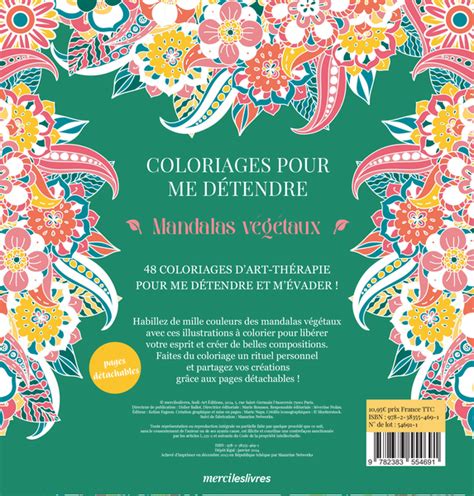 Coloriages Pour Me D Tendre Mandalas V G Taux Collectif Loisirs