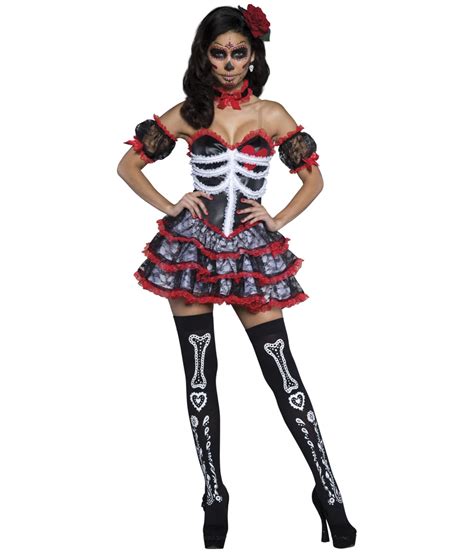 Boney Ta Senorita Day Of The Dead Sexy Costume