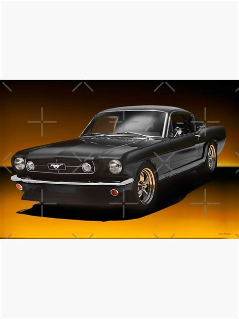 1966 Ford Mustang 331gt Fastback Sticker For Sale By Davekoontz Redbubble