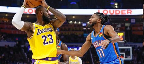 Lakers X Thunder Onde Assistir O Jogo De Hoje Na NBA Ao Vivo