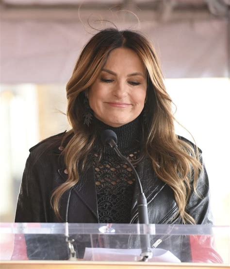 Mariska Hargitay Ice T Walk Of Fame Ceremony 2023 Mariska Hargitay Olivia Benson Law And