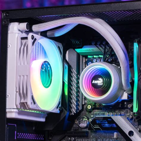 Jual AEROCOOL MIRAGE L120 WHITE ARGB LIQUID AIO CPU WATER COOLER ...