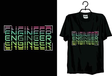 Engineering T Shirt Design Vector Art Icons And Graphics For Free