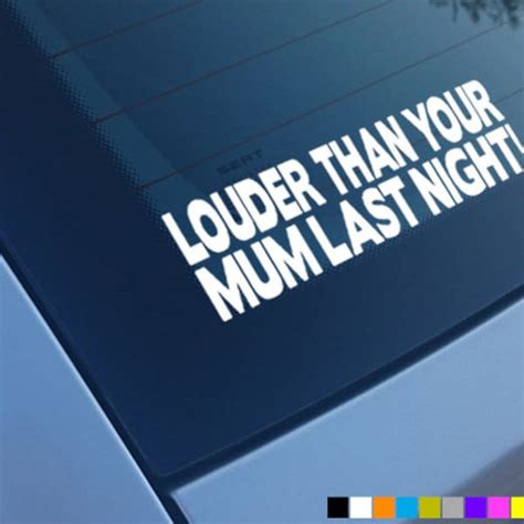 Novelty Bumper Sticker Etsy