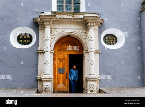 Entrance Door To The Museum Niguliste Museum St Nicholas Church