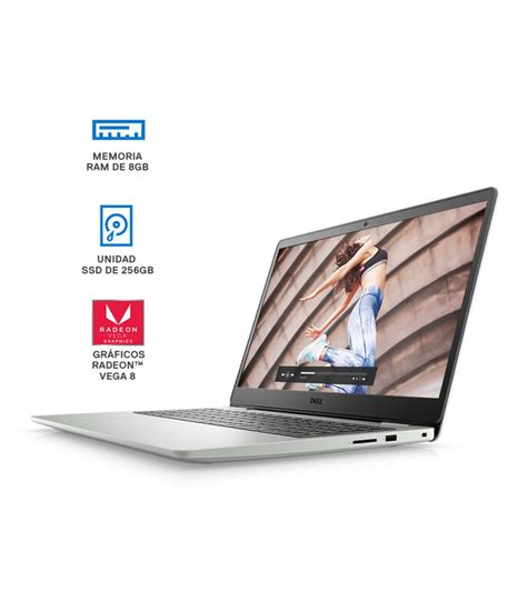 Dell Laptop Inspiron 3505 15 6 Amd Ryzen 5 Ram 8 Gb Ssd 256 Gb Plata El Palacio De Hierro