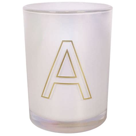 Festive Voice Monogram A Candle Walgreens