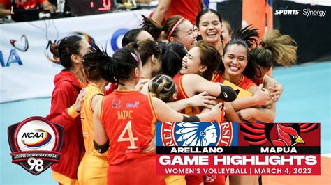 Ncaa Season Wvb Game Highlights Mapua Vs Au March Youtube