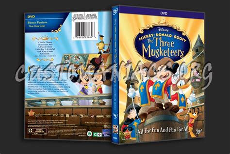 Mickey Donald Goofy The Three Musketeers dvd cover - DVD Covers ...