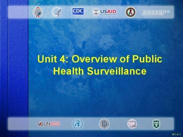 Ppt Unit Overview Of Public Health Surveillance Powerpoint