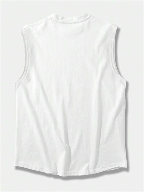 Manfinity Homme Men Solid Tank Top Shein Usa