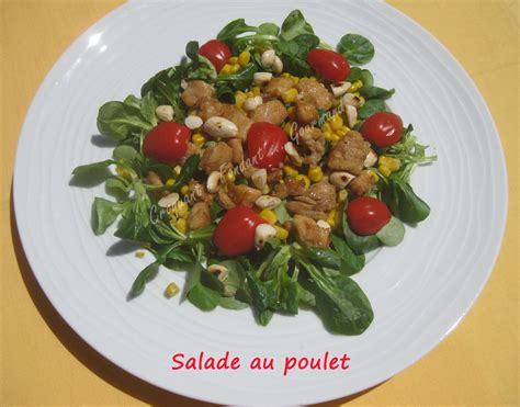 Salade Au Poulet Croquant Fondant Gourmand