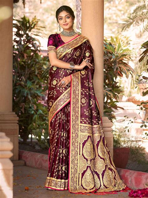 Bunawat Tana Bana Banarasi Silk With Weaving Design Saree