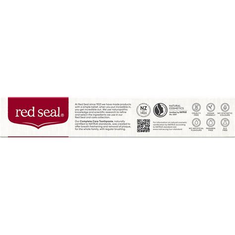 Red Seal Complete Care Mild Mint Toothpaste 100g Woolworths