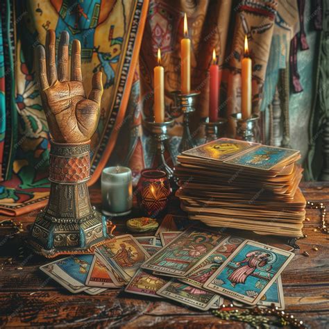 Premium Photo Vintage Vintage Style Deck Of Tarot Cards Magical Predictions Of The Future