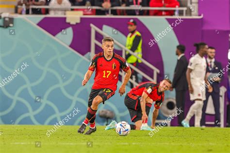 Leandro Trossard 17 Belgium During 2022 Editorial Stock Photo - Stock ...