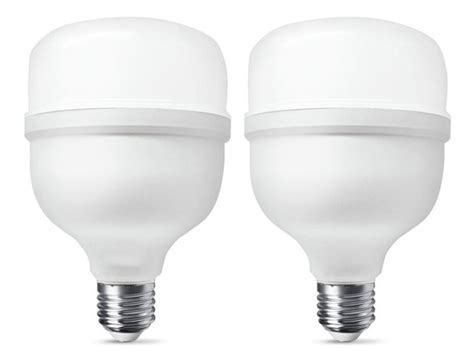 Kit 2 Lâmpadas Super Bulbo Alta Potência Led 30w 6500k Elgin