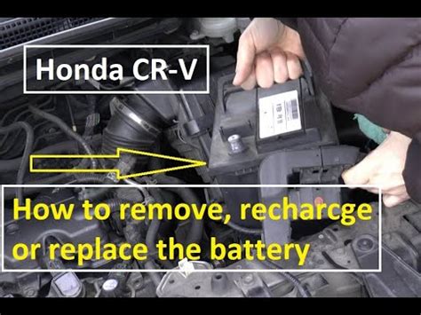 How To Remove Recharge Replace The Battery Honda CR V YouTube