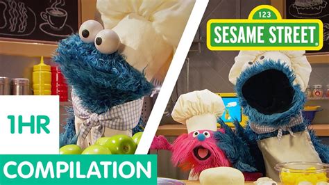 Sesame Street Cookie Monster Foodie Truck Compilation!