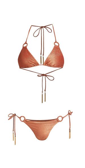 Zimmermann Women S Devi Metallic O Ring Bikini