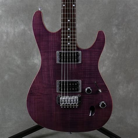 Ibanez Sa220fm Transparent Purple 2nd Hand Used Reverb