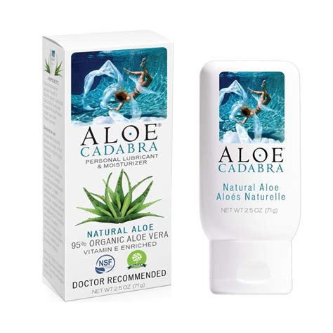 Aloe Cadabra Natural Personal Lube Organic Best Sex Lubricant Oral Gel For Her Him And Couples