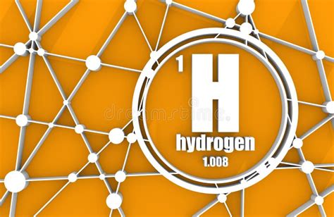 Hydrogen Chemical Element Stock Illustration Illustration Of Name 102307671