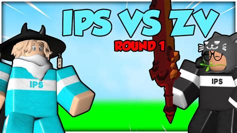 Ips Vs Zv Friendly Clan War Round Roblox Bedwars Youtube