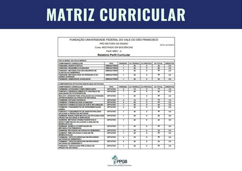 Estrutura Curricular