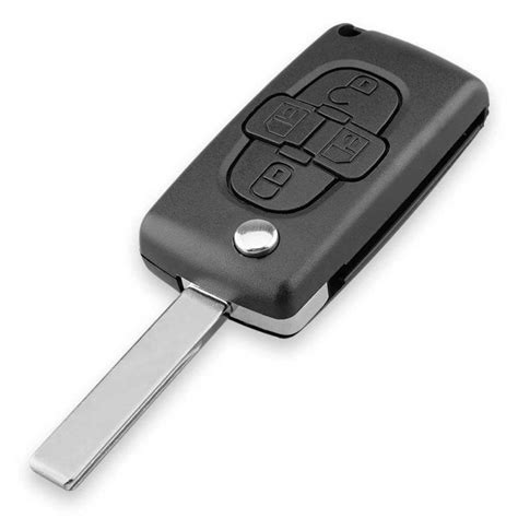 OcioDual CE0523 HU83 Carcasa Llave Mando de 4 Botones para Citroën C8