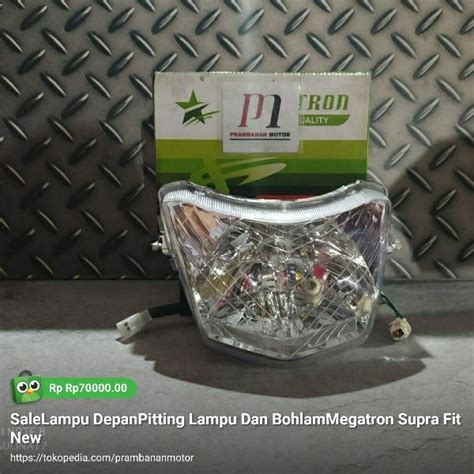 Jual Sale Lampu Depan Pitting Lampu Dan Bohlam Depan Megatron Supra Fit