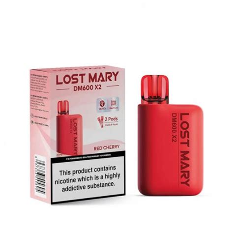 Red Cherry Lost Mary DM600 X2 Disposable Vape 20mg Vapestore UK