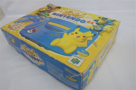 Nintendo 64 Pikachu Console System Boxed Nuj15694090 Pokemon Blue