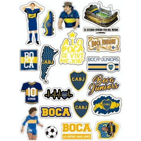 Stickers Waterproof Boca Juniors Kime Deco