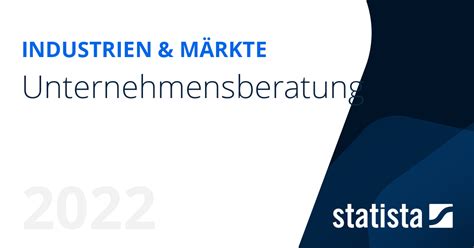 Unternehmensberatung Statista