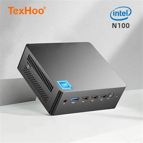 TexHoo Mini PC Computer Intel N100 12th Gen CPU Windows 11 Processor