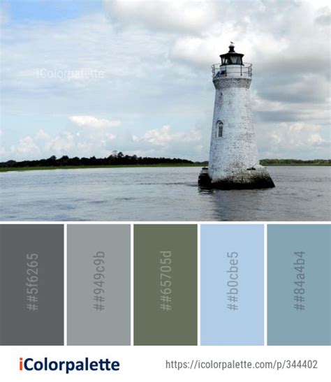 Color Palette Ideas From Lighthouse Waterway Tower Image IColorpalette