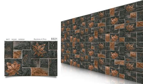 Ceramic Glossy 12x18 High Depth Elevation Wall Tiles Size 1x1 5 Feet