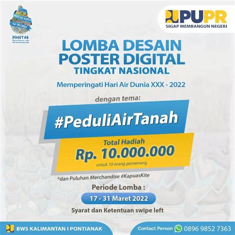 Lomba Desain Poster Digital Nasional 2022 Gratis Smp Telkom Makassar