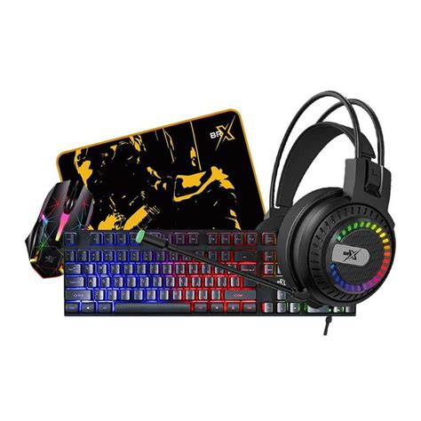 Combo Gamer Brx Rainbow Abnt Dpi Mousepad Pequeno Cb G