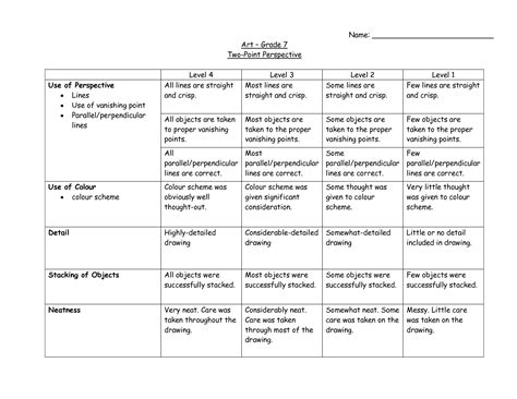 Rubrics For Drawing At Explore Collection Of