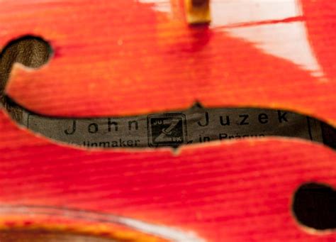 John Juzek Violin Label Pensandpieces