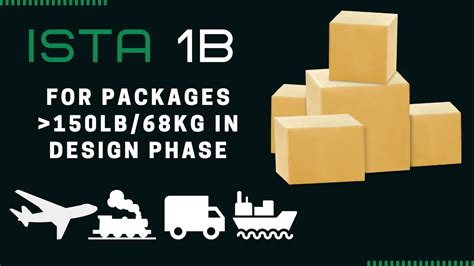 ISTA 1B For Packages Over 150 LB 68 Kg In Design Phase YouTube