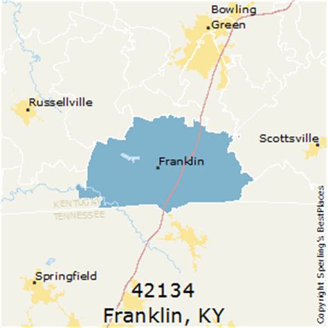 Franklin (zip 42134), KY