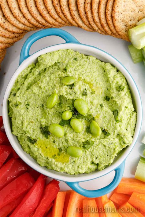 Edamame Hummus ⋆ Real Housemoms